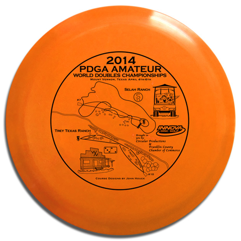 PDGA Am World Doubles 2014 Disc